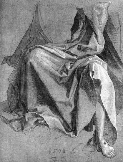 Albrecht Durer Study of a Drapery